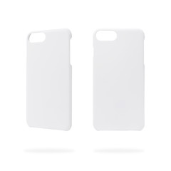 Template phone case for protection on isolated background with clipping path.