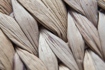 braided wood texture macro