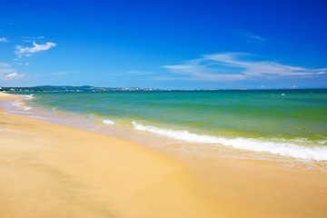 Fototapeta na wymiar sea beach pure sand