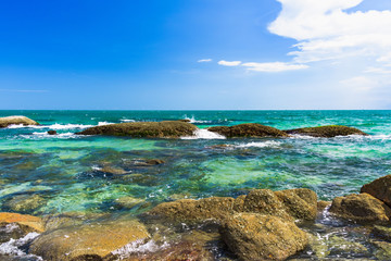 sea beach sand stone