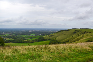 South downs with views of Sussex, UK