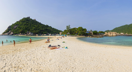 Badestrand auf Nang Yuan Island, Thailand