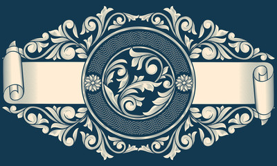 Vintage ornate decorative design