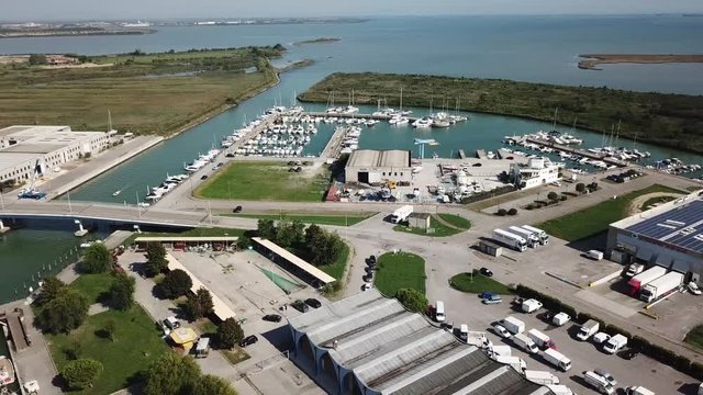 Marano lagoon historic center