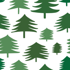 Green Christmas Trees