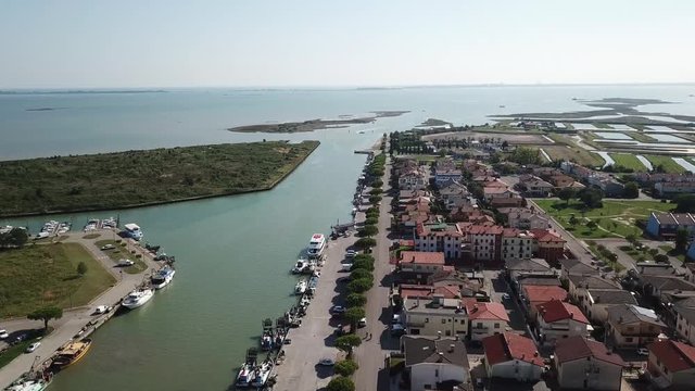 Marano lagoon historic center
