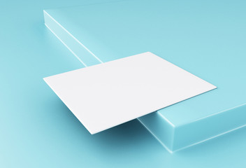 3d Business card, Mockup.