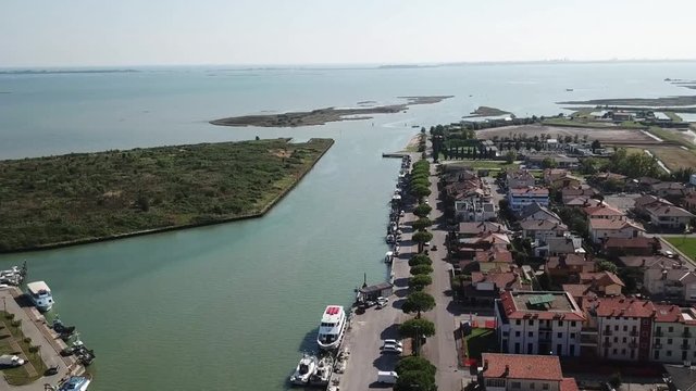 Marano lagoon historic center