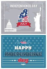 Independence Day 4 July Posters Statue of Liberty