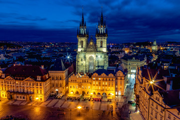 Fototapeta na wymiar Panorama Landscape Prague