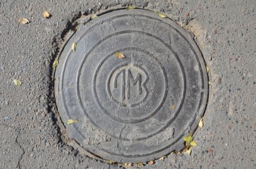 An iron hatch with lm