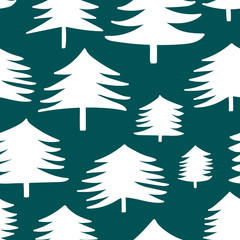 Deep Green Christmas Trees