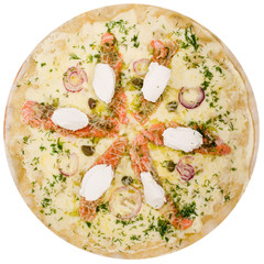 Chicken and Cheese Pizza