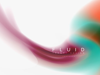 Background abstract - liquid colors wave flow