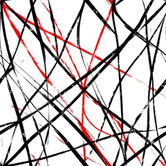 Foto op Plexiglas abstract seamless pattern background, with lines, strokes, splashes and waves © Kirsten Hinte