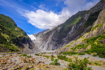 Fototapeta na wymiar Franz Josef glacier, New Zealand