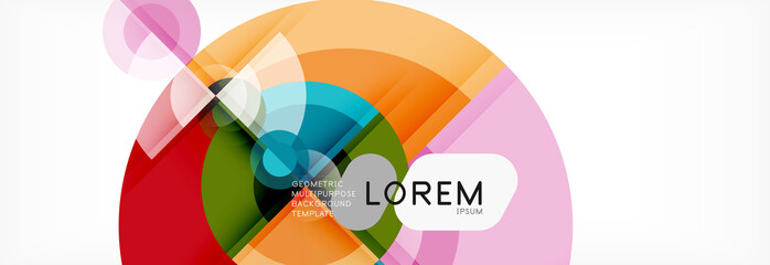 Circle abstract background