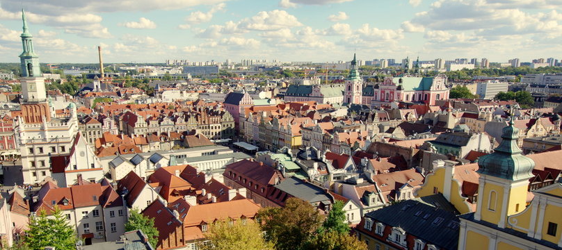 Piękna poznańska star&oacute;wka, zabytkowe centrum stolicy Wielkopolski, Poznania