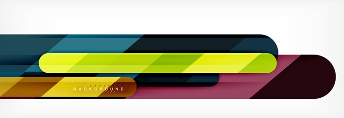 Abstract colorful lines, modern geometric background design