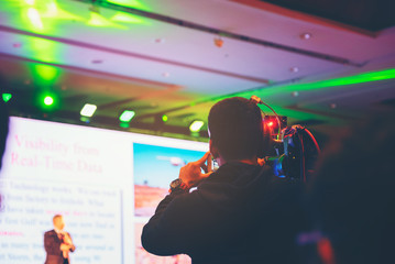 Seminar training workshop event video camera field working recorder commercial production to...