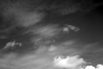 Clouds and sky.