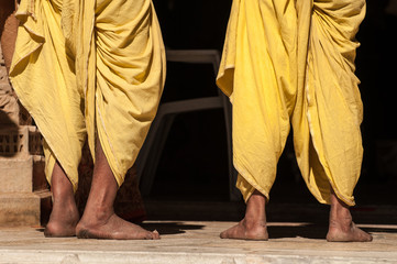 Feet of monks - Ranakpur, Rajasthan, India