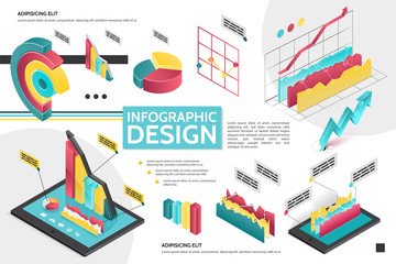 Isometric Modern Infographic Concept