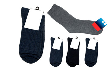 socks isolated on white background