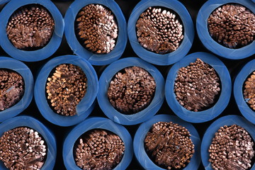 Group of electric copper cable 