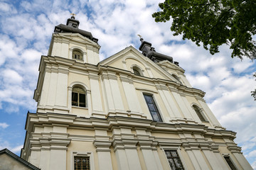 Fototapeta na wymiar Carmelite Church in Lviv, Ukraine