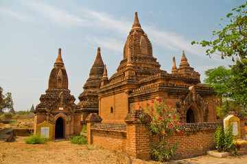 Fototapeta na wymiar Kompeks światyń w Bagan,Bagan,Birma,Mjanma