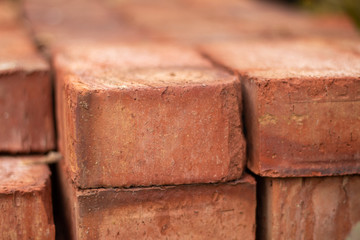 Red brick background