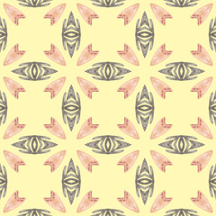 Stunning watercolor pattern for ceramic tiles and decoration