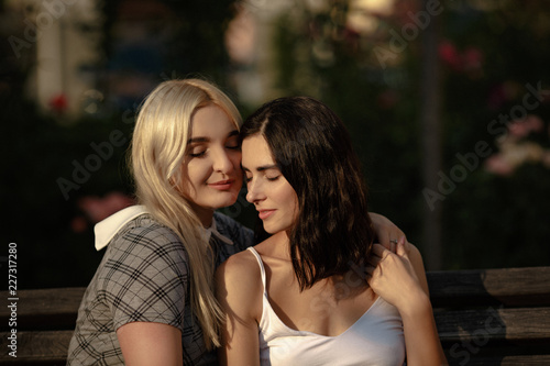 lesbians touching each others Shemale lesbian fetish