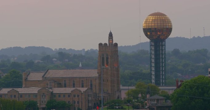 Lockdown: Towering Sunsphere Over Knoxville (Shot on RED)