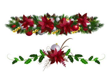 Naklejka premium Christmas elements for your designs