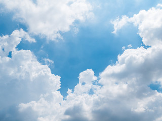 Blue sky background with clouds, background sky