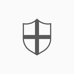 shield icon, aegis vector