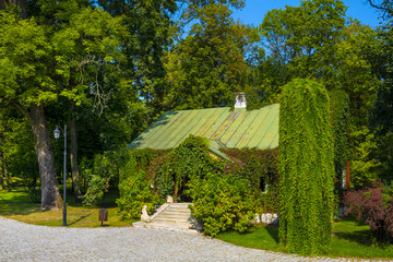 Czarnolas, Poland - Historic manor house in Czarnolas hosting the museum of Jan Kochanowski - iconic Polish renaissance poet and writer