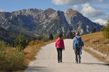 Wandern in den Bergen