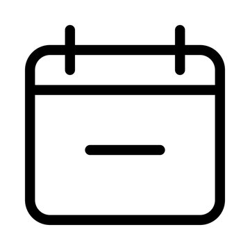 Calendar Date Schedule Delete Gui Web vector icon