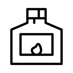 Chemney Winter Season Cool Cold vector icon