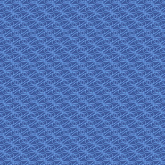 Blue ornamental seamless pattern