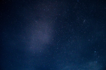 Dark sky full of stars at night