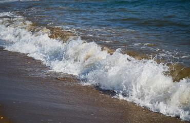 waves on the beach