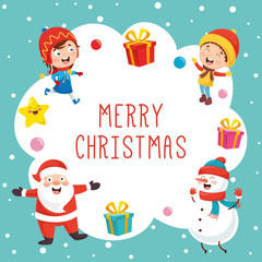 Vector Illustration Of Christmas