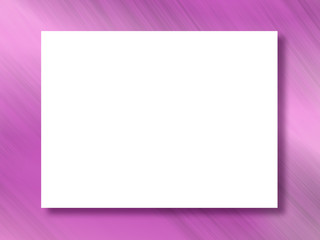 Modern mock up template. Bright magenta abstract background. White big text box. Textured frame, border design. Art concept for greeting card, postcard, leaflet, poster, flyer, website, presentation