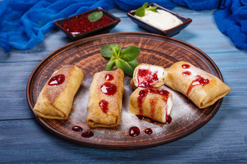 Pancakes with cottage cheese