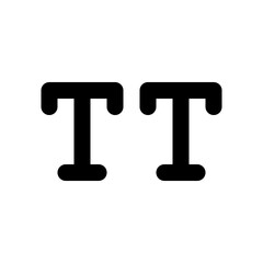 Caps Lock Text Editor Write Author Writer vector icon