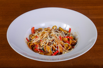 Pasta with beef